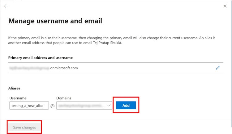 How to Create an Email Alias in Admin Center