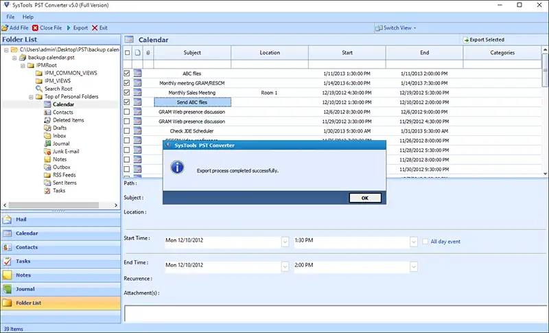 Sync Outlook Calendar to Zimbra