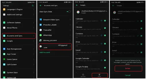 Remove Your Google Account