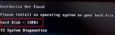 hard drive error code
