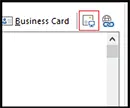 Business card logo