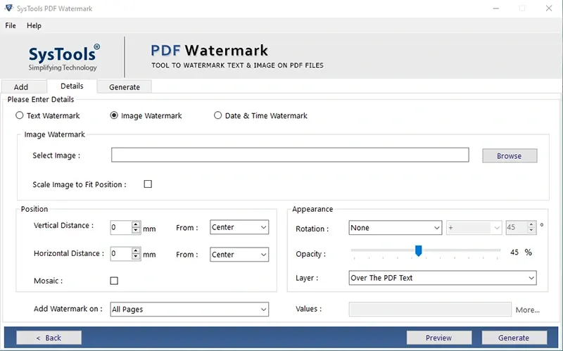 Watermarking PDF documents