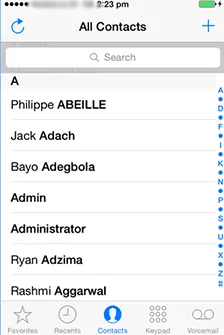 import skype contacts to iphone finished