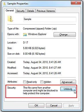 unblock settings