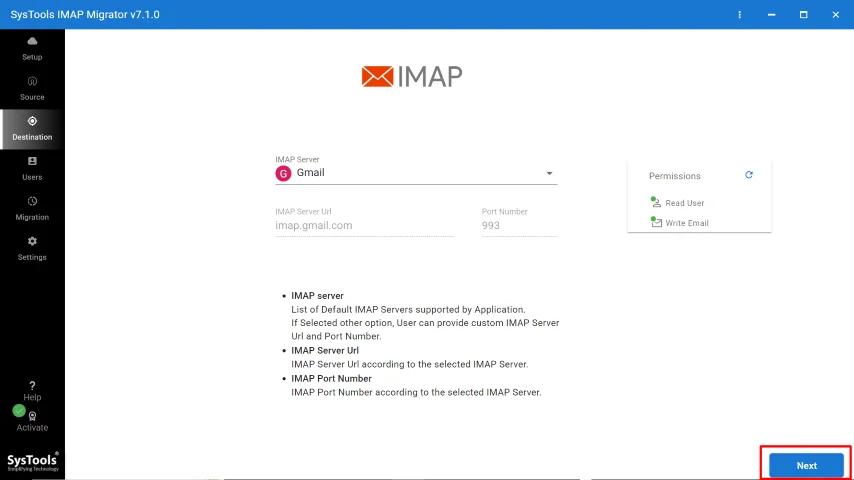 Concurrent IMAP Migration