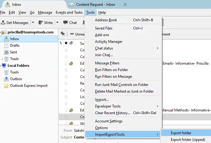 Import & Export tool