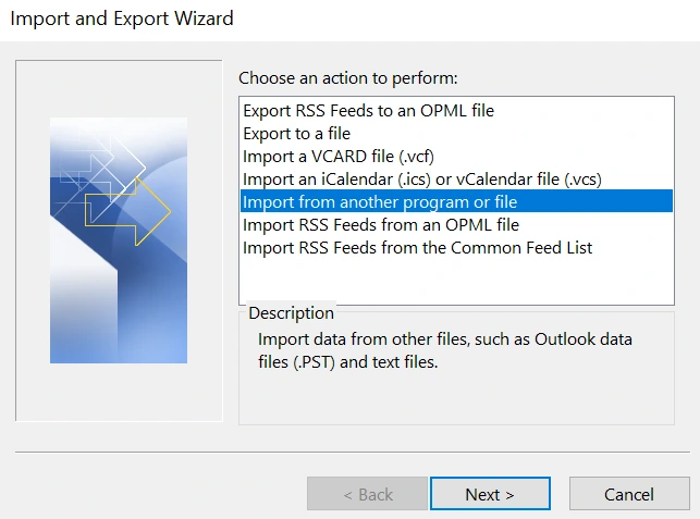 Import Intermedia emails to Microsoft 365 account