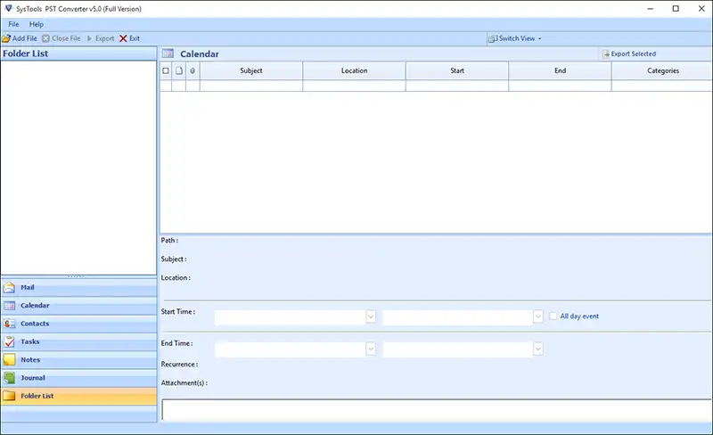 Launch PST Converter