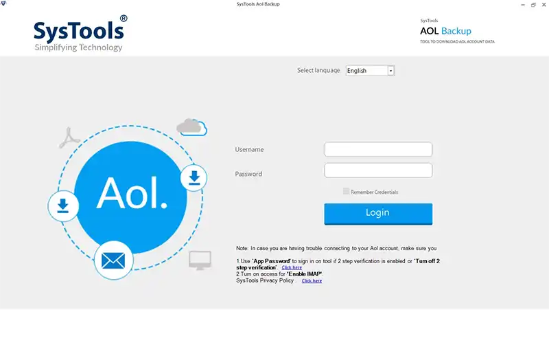 Backup AOL Email from  Multiple Domains