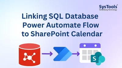 linking SQL database Power Automate flow to SharePoint calendar