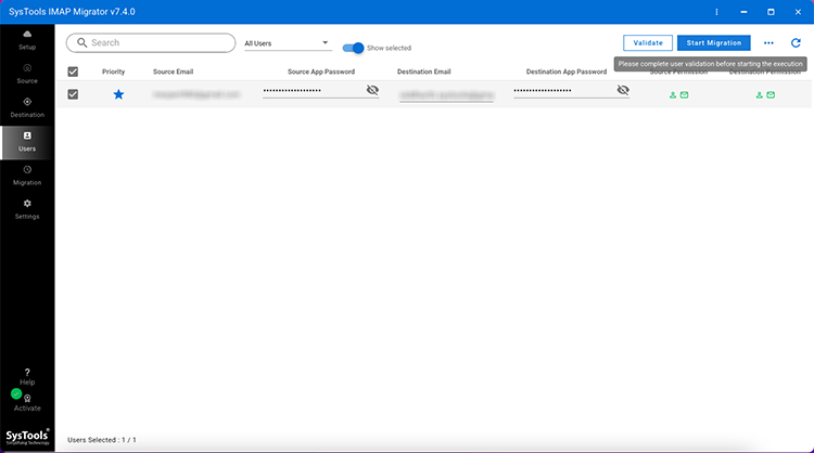 Starting Migration