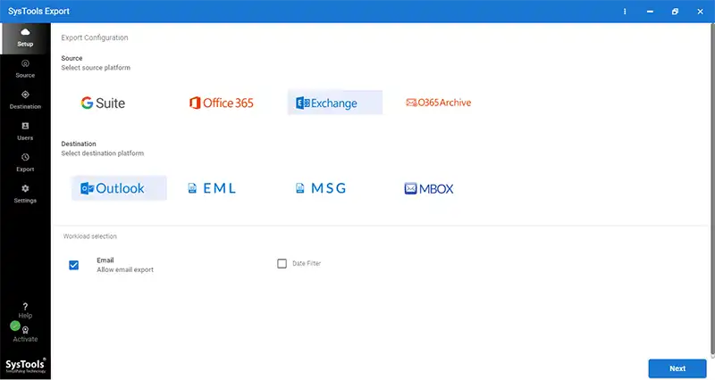 export exchange mailbox to pst