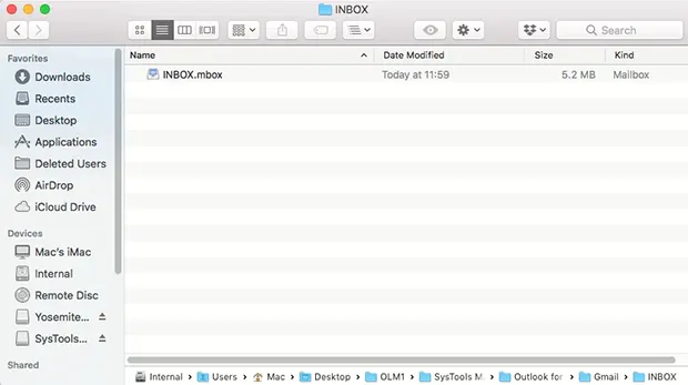 import olm to mac mail