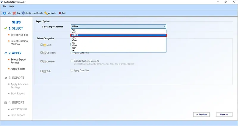 add nsf files
