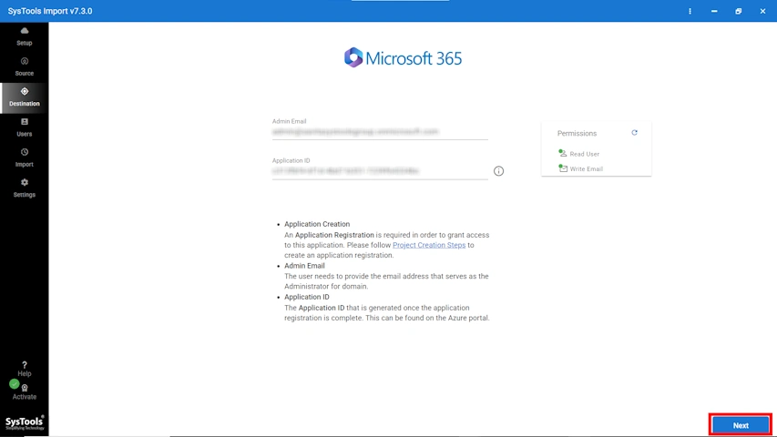 enter the admin credentials