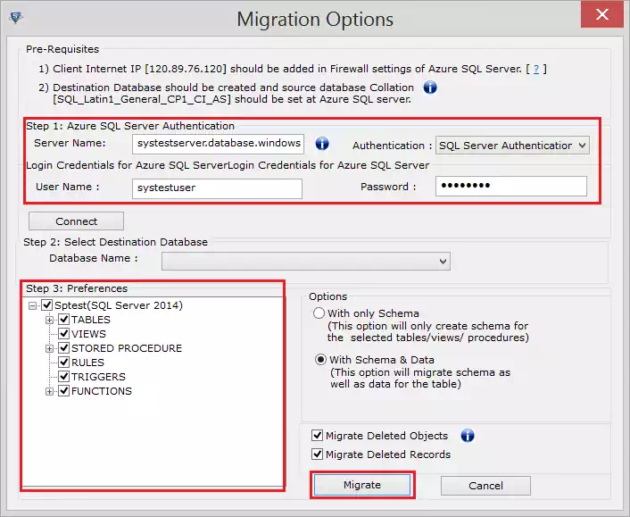 sql server migration to azure