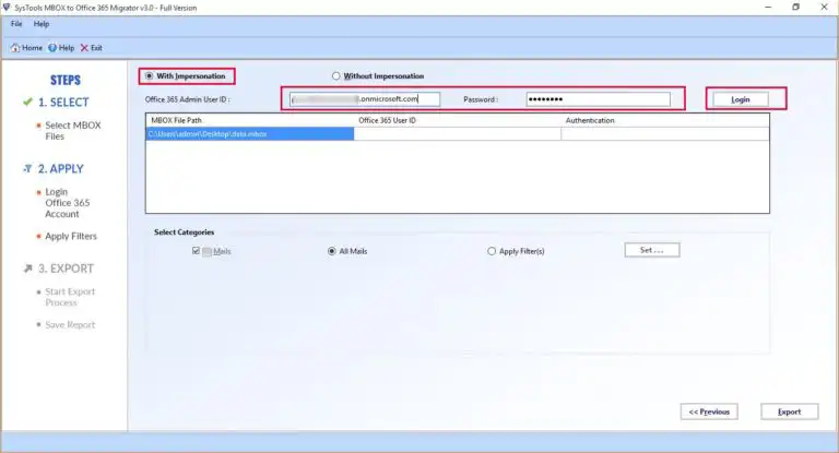 migration-with-impersonation