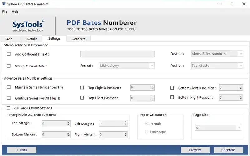 enter page number details 