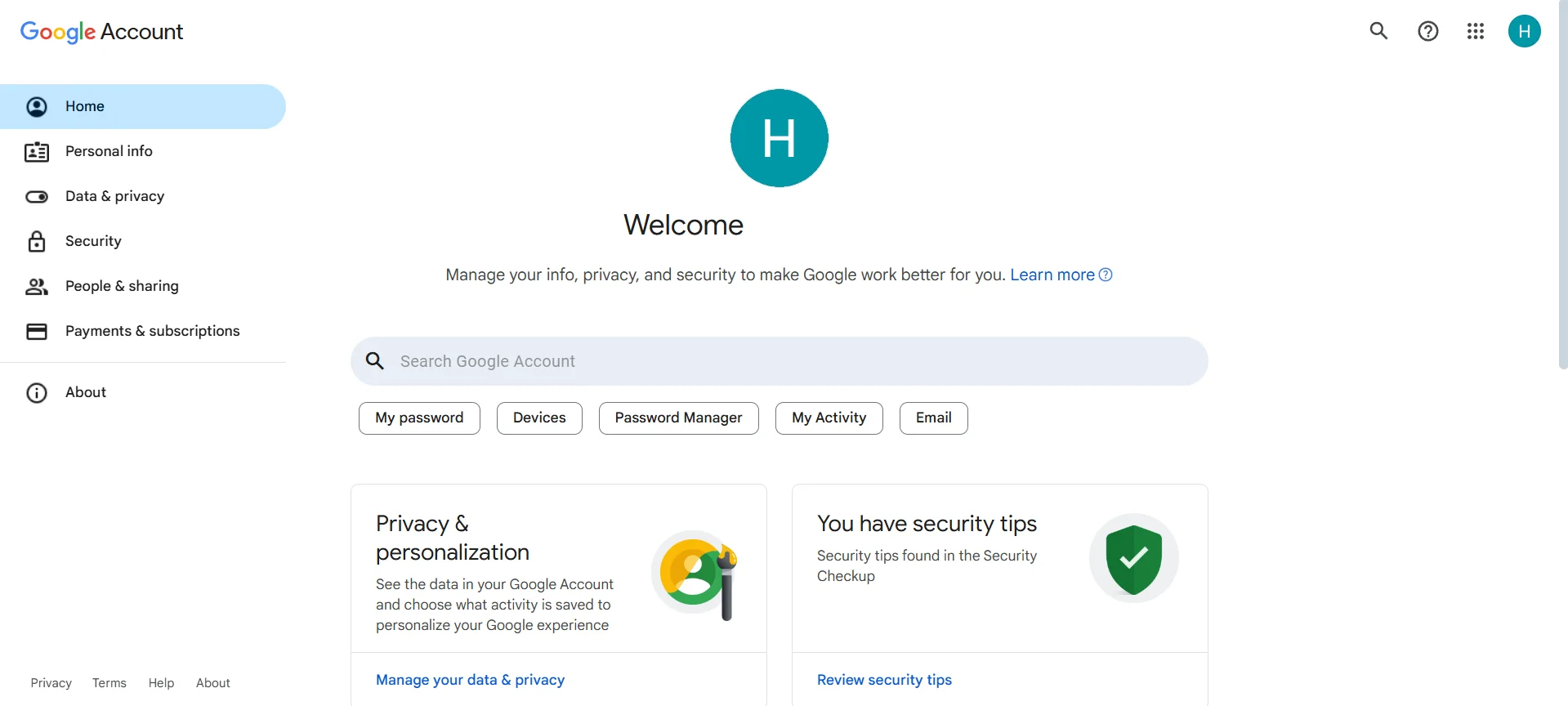 myaccount.google.com