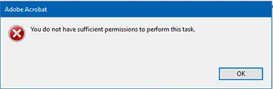 Does not have sufficient permissions