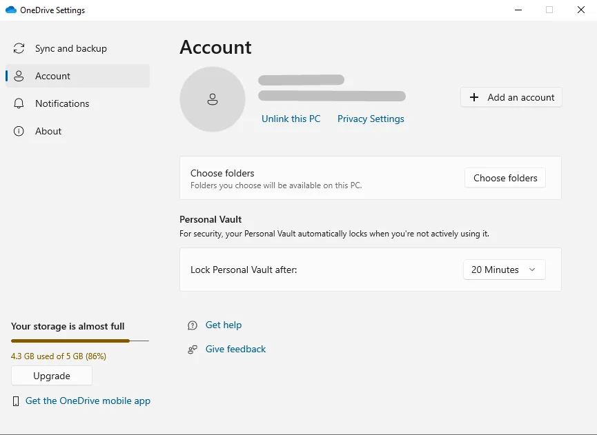 Change Settings if Microsoft OneDrive Stopped Working