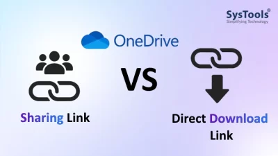 onedrive sharing link vs direct download link