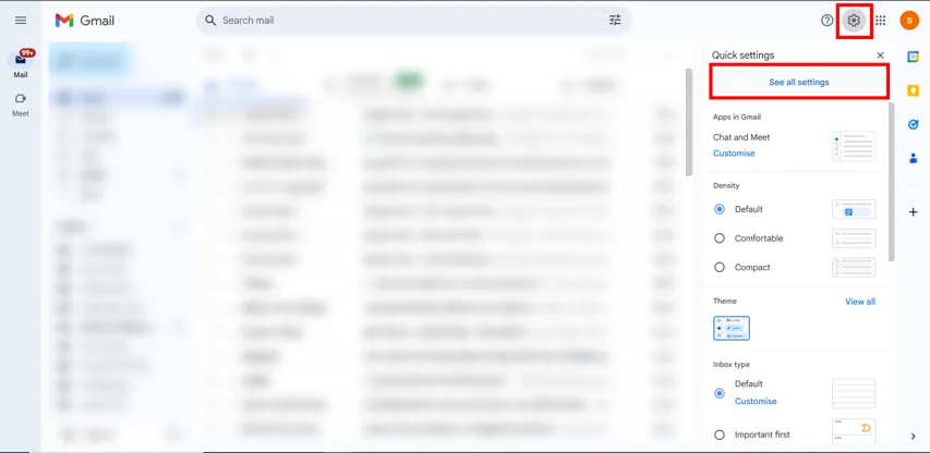 Cox mail to Gmail manually