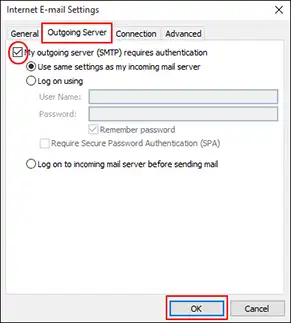 Outgoing Server