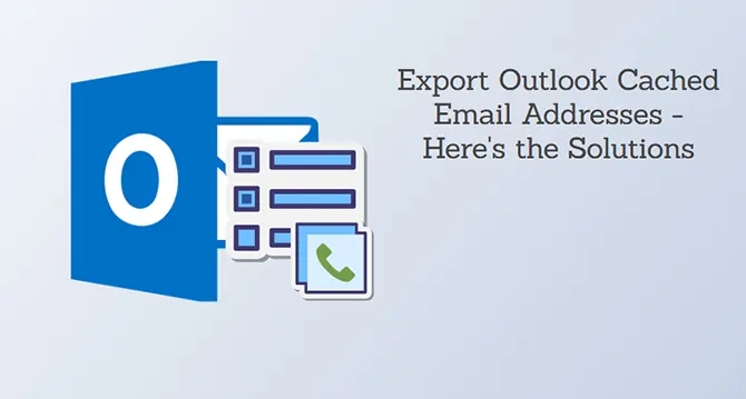 outlook cached contacts