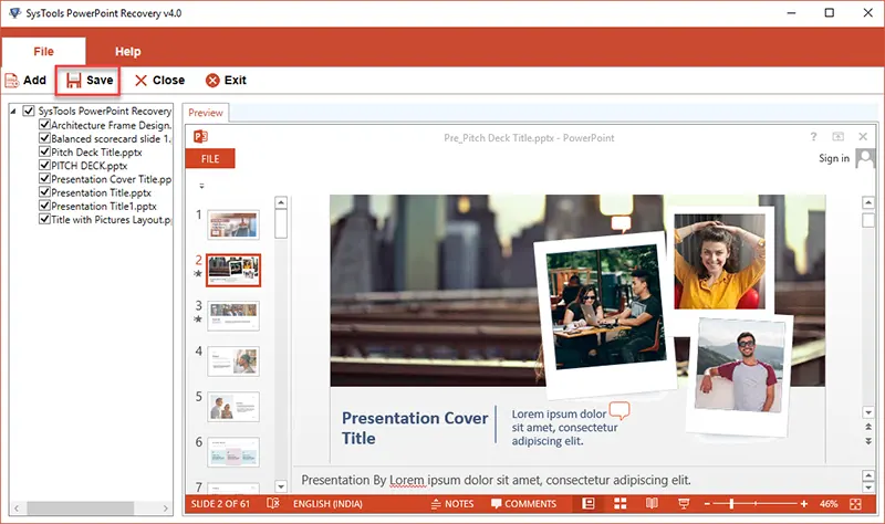 retrieve deleted slides in powerpoint