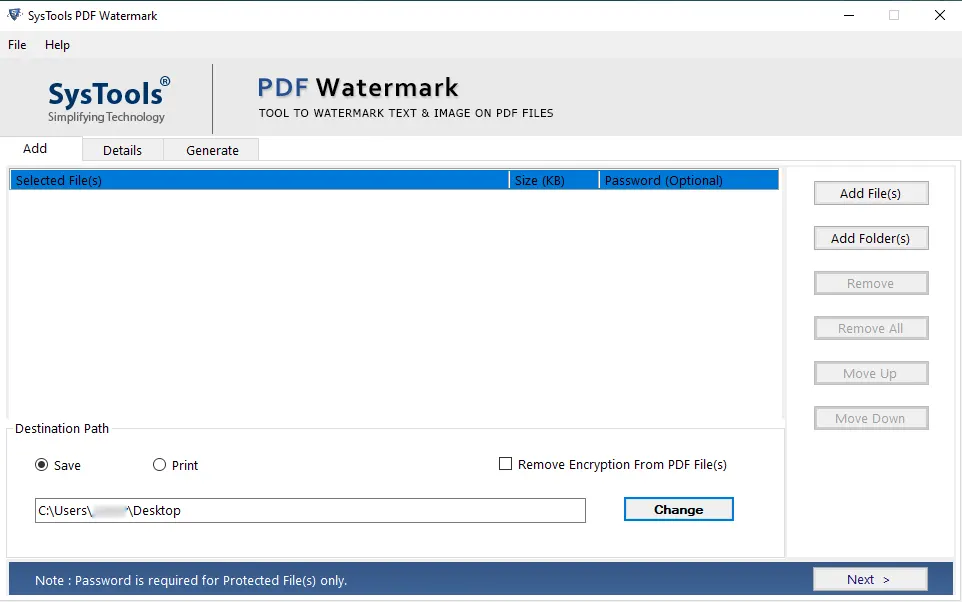 add watermark to multiple pdf files