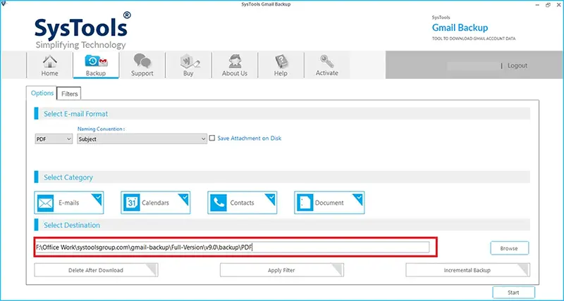 move to browse option