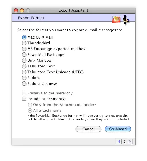 powermail export options