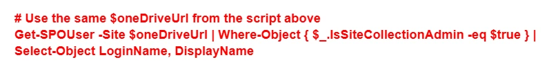 Check OneDrive access to Other User Using PowerShell