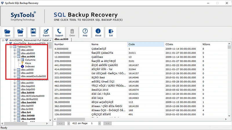 Preview DB files