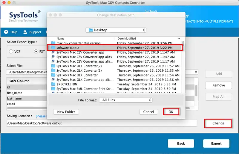 cannot import csv file into outlook 2010