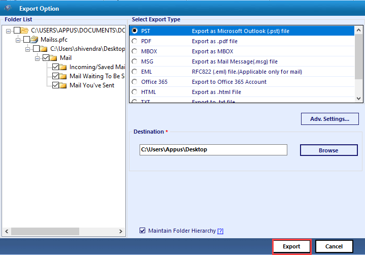 Free AOL PFC Converter Software