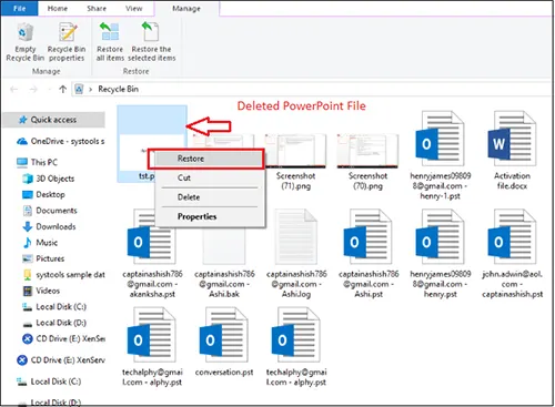 recover deleted slides in powerpoint