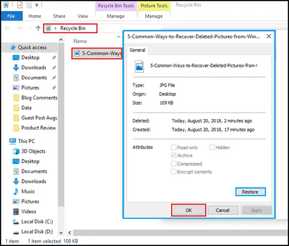 Recover Files From NTFS