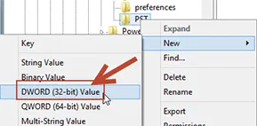 outlook registry dword