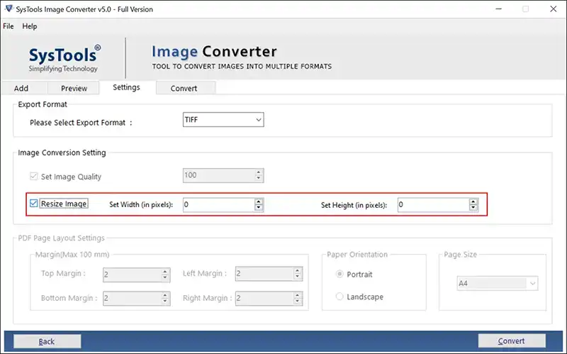 convert option
