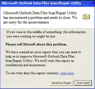 scanpst error