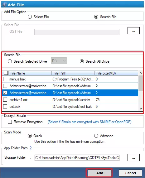 software screen