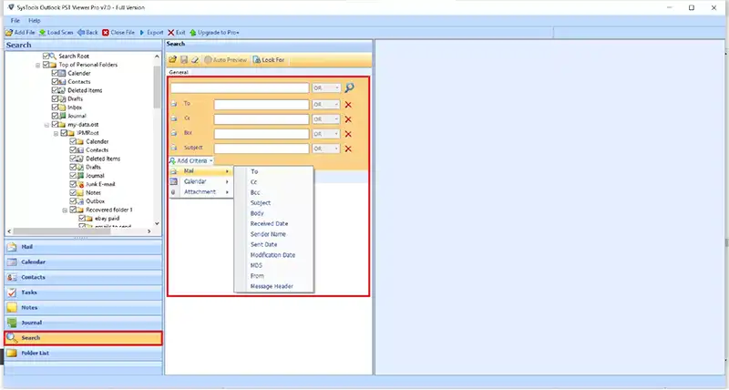 How to Search Specific Email in Outlook PST Files