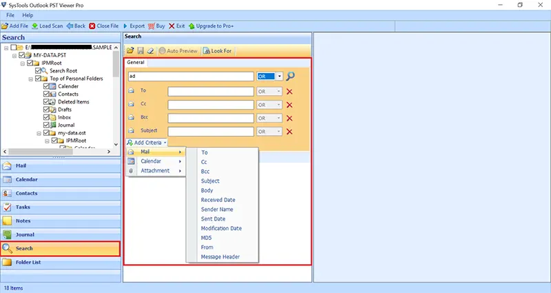 Search For Emails By Data Without Outlook