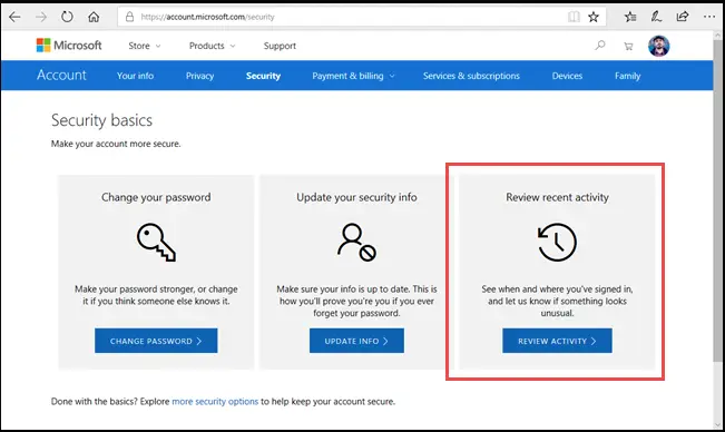 Security Options