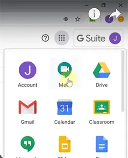 Select Google Meet