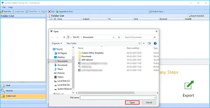 Browse Thunderbird MBOX Files