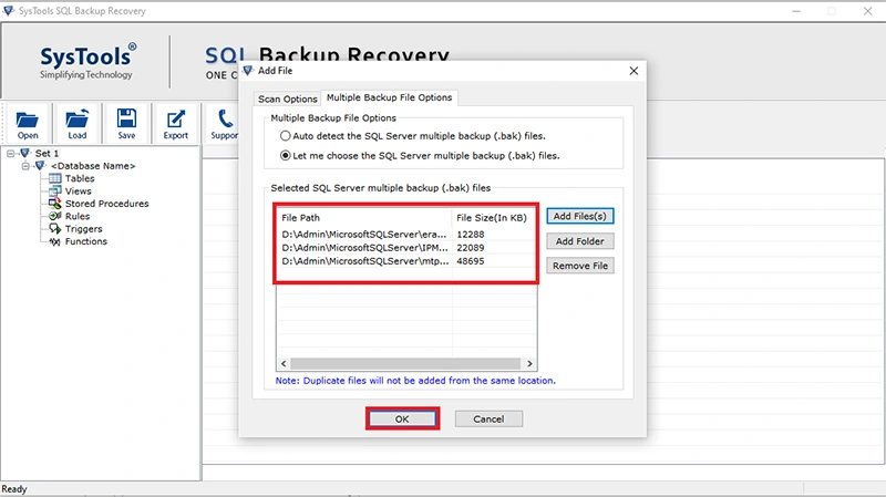 SQL Backup Recovery Tool