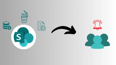 how to set up alerts in SharePoint for other users